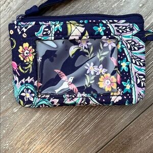 Vera Bradley Navy Floral Cardholder